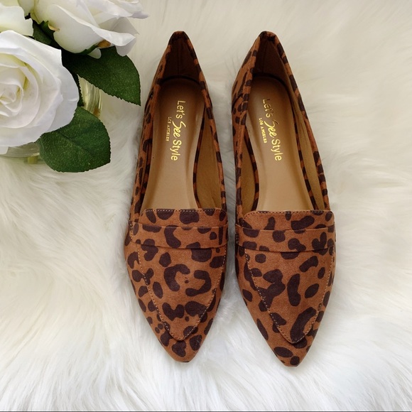 NEW Leopard Print Loafers - Picture 3 of 5